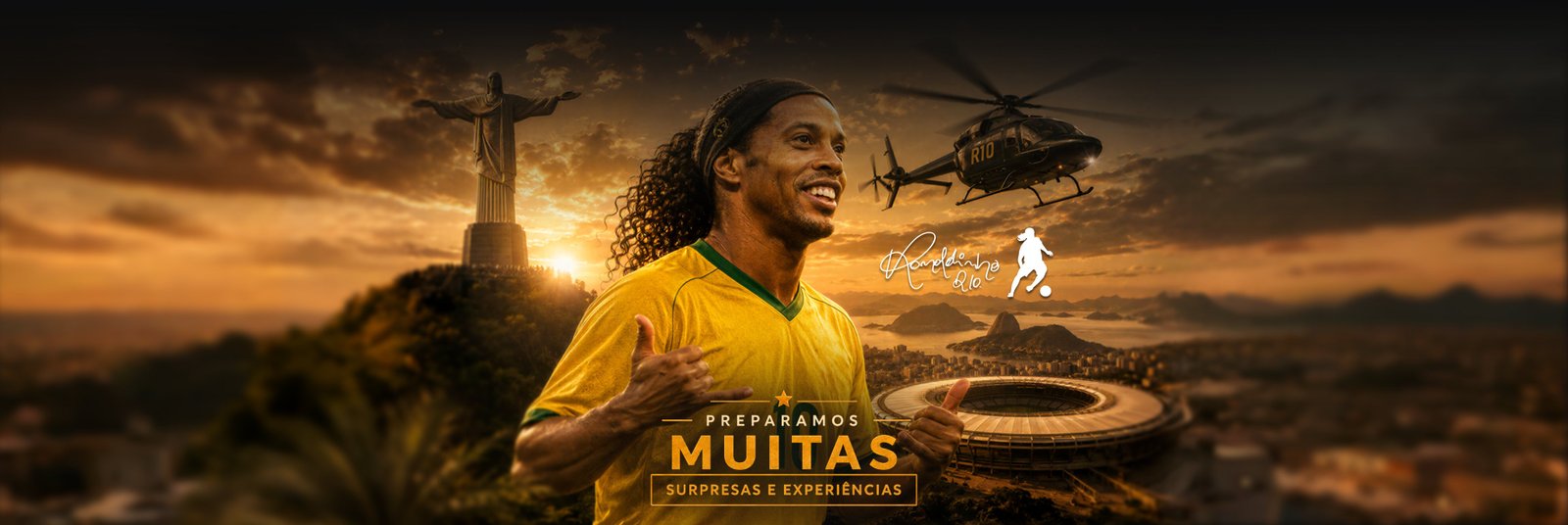 Ronaldinho no Rio de Janeiro — Preparamos muitas surpresas e experiências